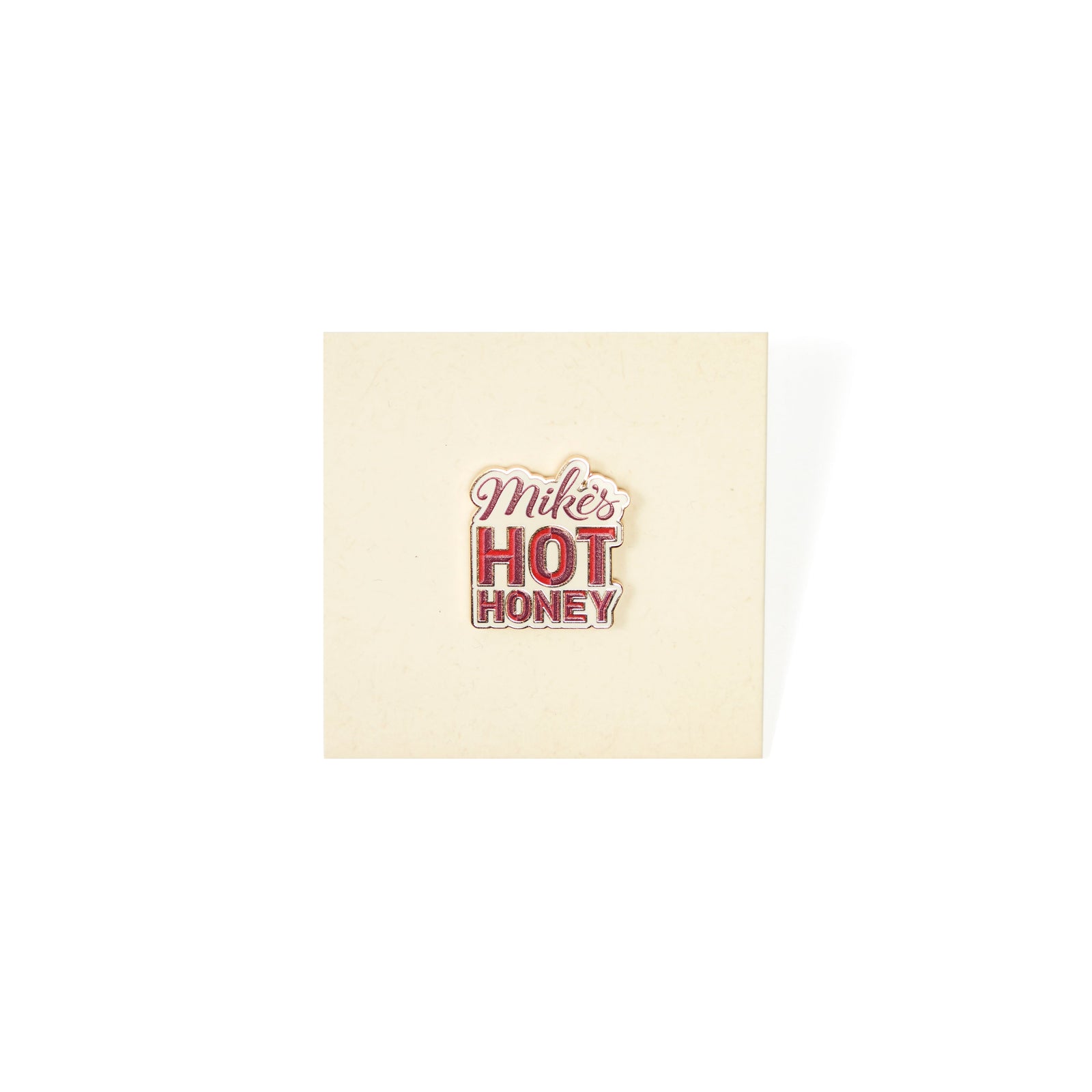 Mike's Hot Honey Pin Vertical Logo