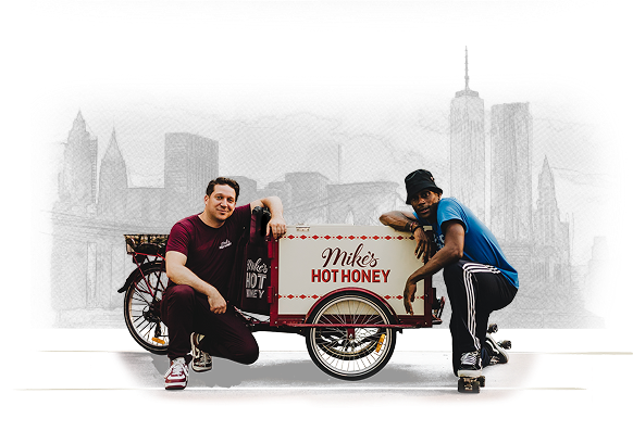 Mike’s Trike sampling cart in New York City